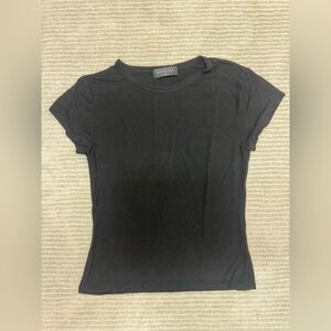 White Fox Boutique Classic Black Tee